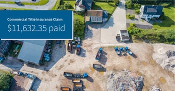 Commercial title insurance claim-blog