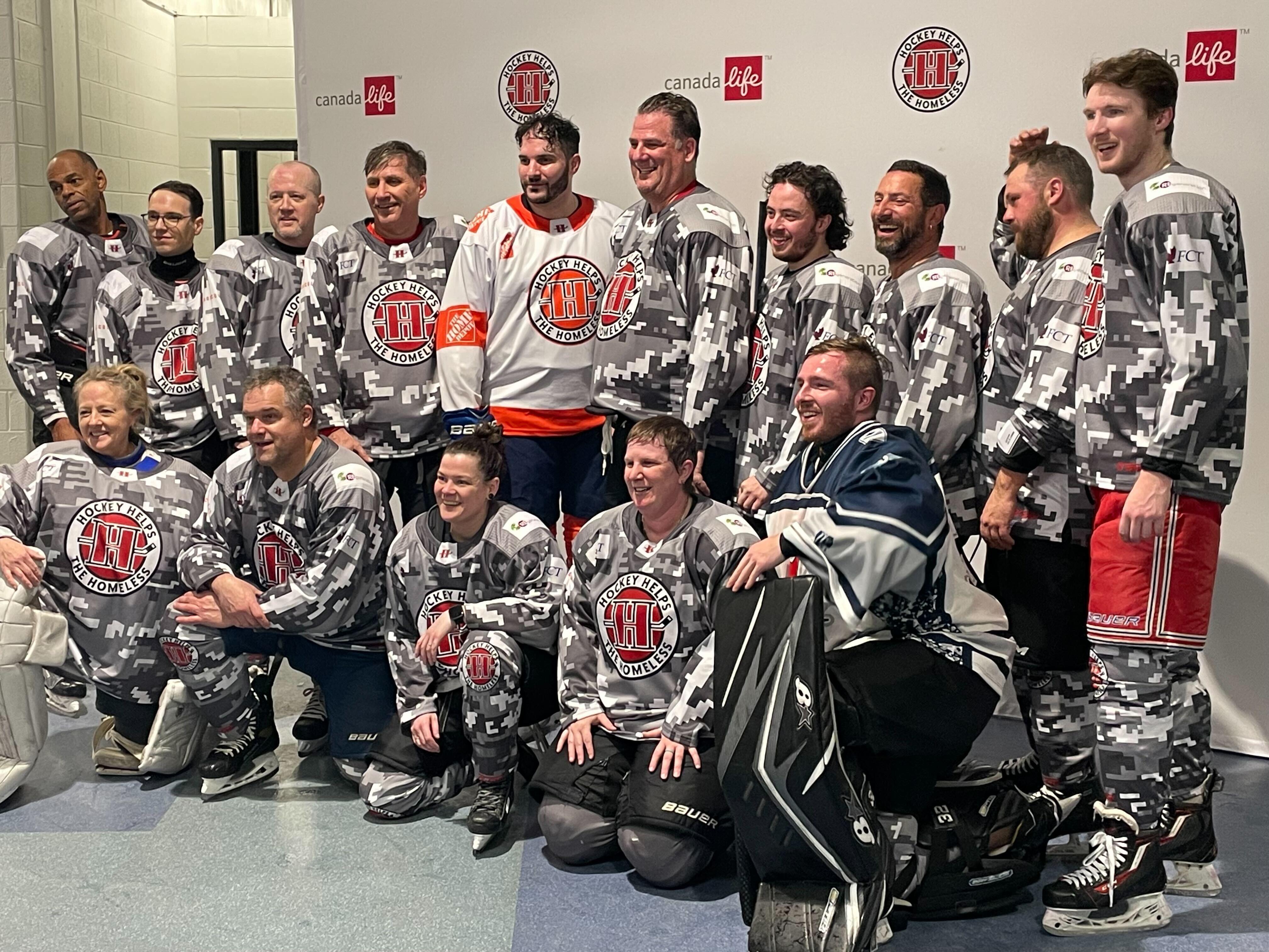 FCT's Hockey Helps the Homeless team photo