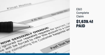 E&O claim